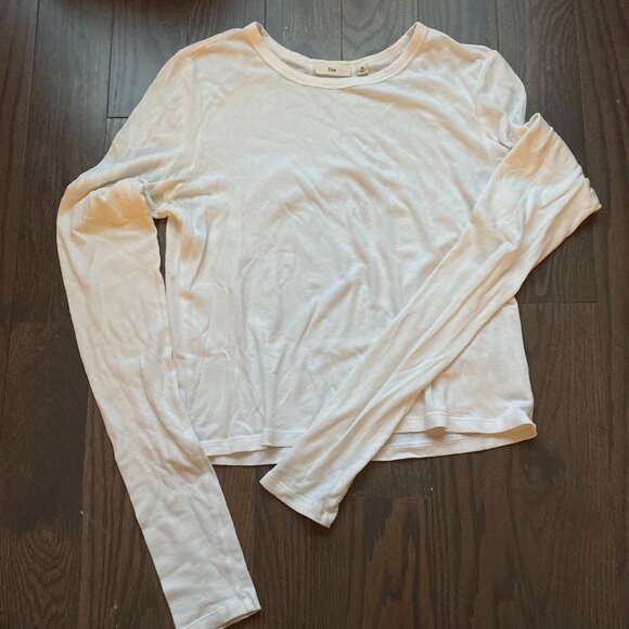 TNA Tops - Aritzia White Long Sleeve